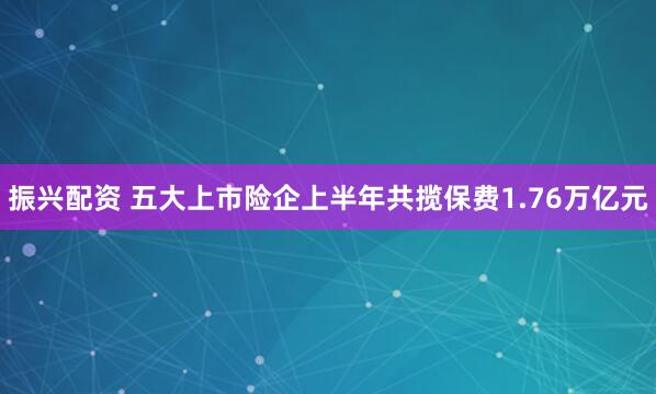 振兴配资 五大上市险企上半年共揽保费1.76万亿元